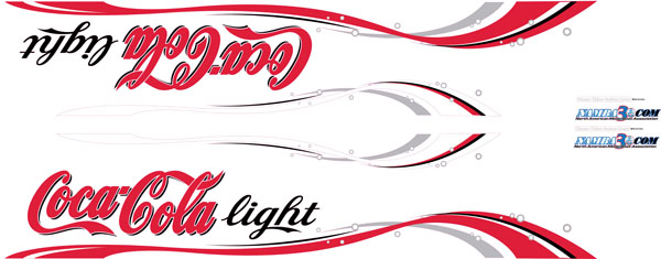 Coca-Cola Light Decals