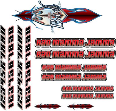 (image for) Bad Mamma Jamma Decal Set