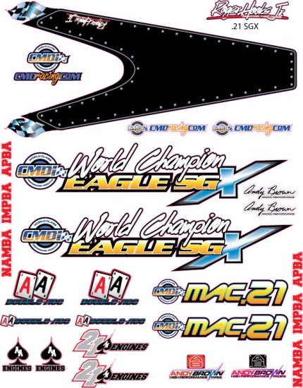 (image for) Eagle SGX Decals