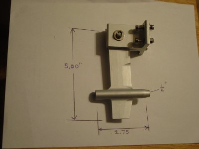 (image for) Aluminum skeg strut