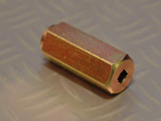 8mm - .250 SQUARE DRIVE NUT